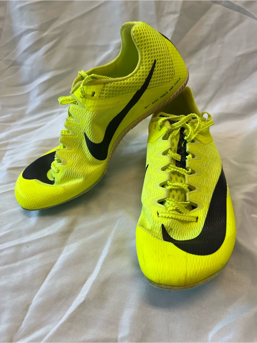 Nike Zoom Rival Spiked Track & Field Shoes Neon Size 6